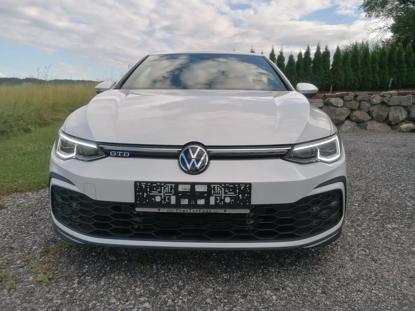 Volkswagen Golf GTD 2,0 GTD, nur 23.000KM, Service NEU, Leasing Weiß - 2