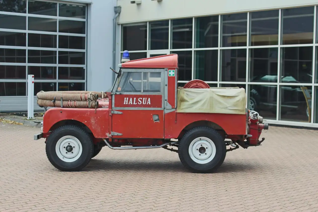 Land Rover Series 1 86 inch Fire Engine Ongerestaureerd originele st, foto 3