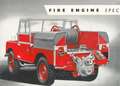 Land Rover Series 1 86 inch Fire Engine Ongerestaureerd originele st Rouge - thumbnail 32