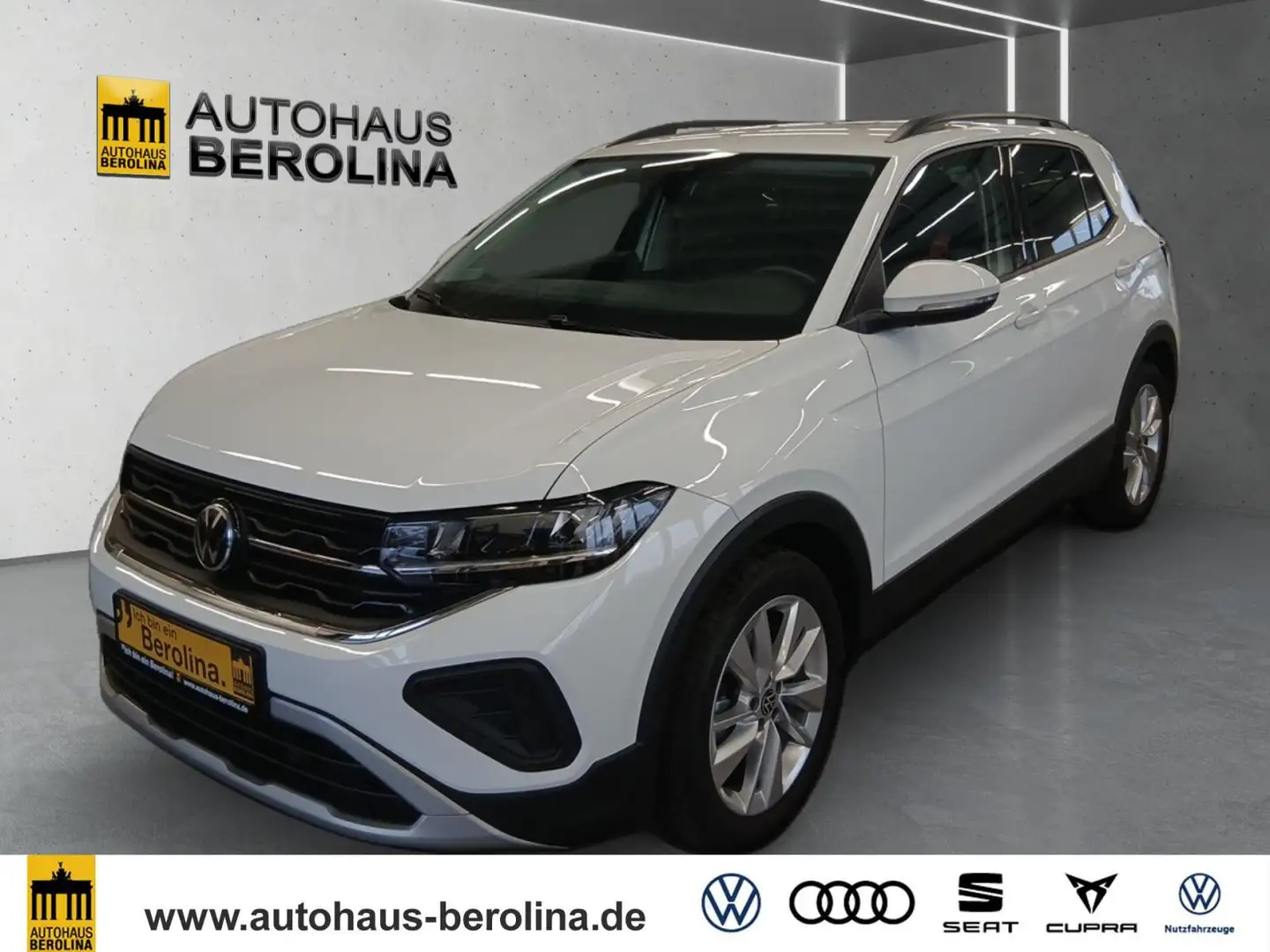 Volkswagen T-Cross 1.5 TSI Life DSG *AHK*R-CAM*LED*PDC* Weiß - 2