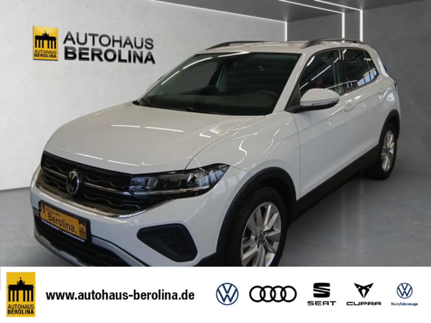Volkswagen T-Cross 1.5 TSI Life DSG *AHK*R-CAM*LED*PDC* Weiß - 1