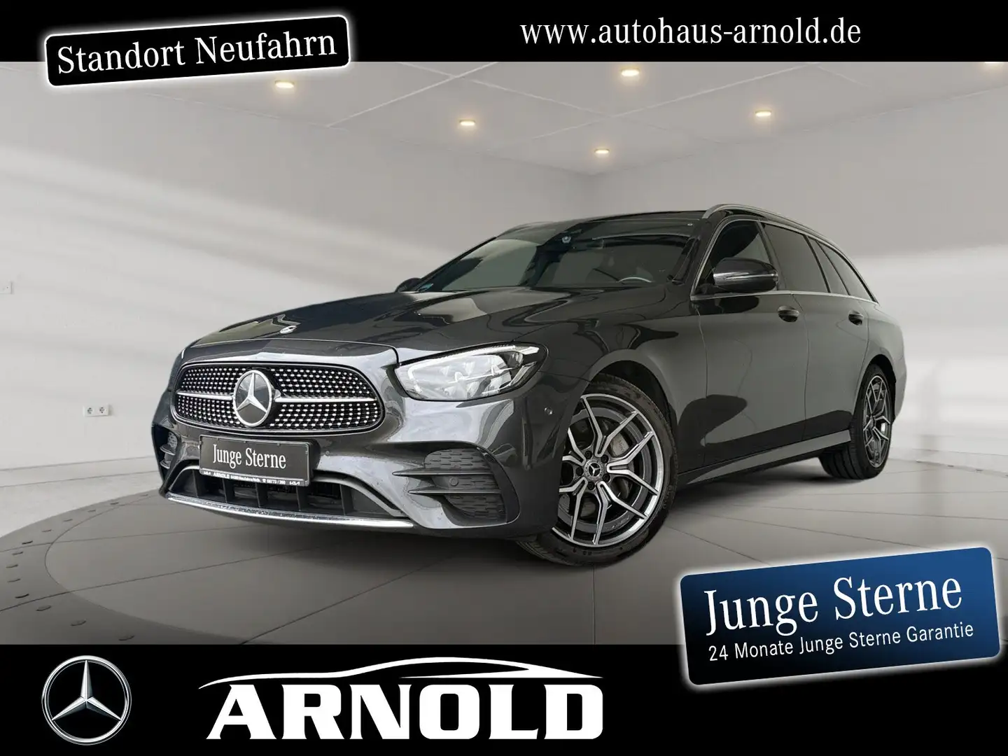 Mercedes-Benz E 200 E 200 4Matic AMG-Line Schiebed. LED el-Klappe ! BC Grau - 1
