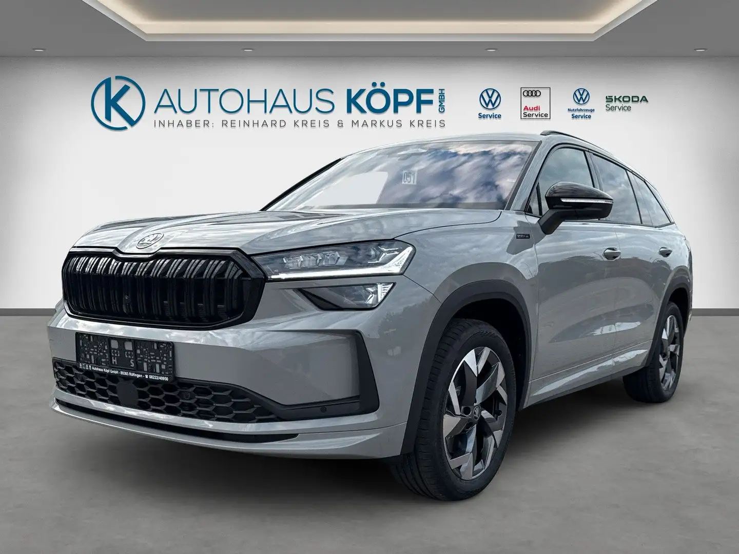 Skoda Kodiaq 2.0 TSI 4x4 Sportline Standheizung AHK_Pano Grau - 1