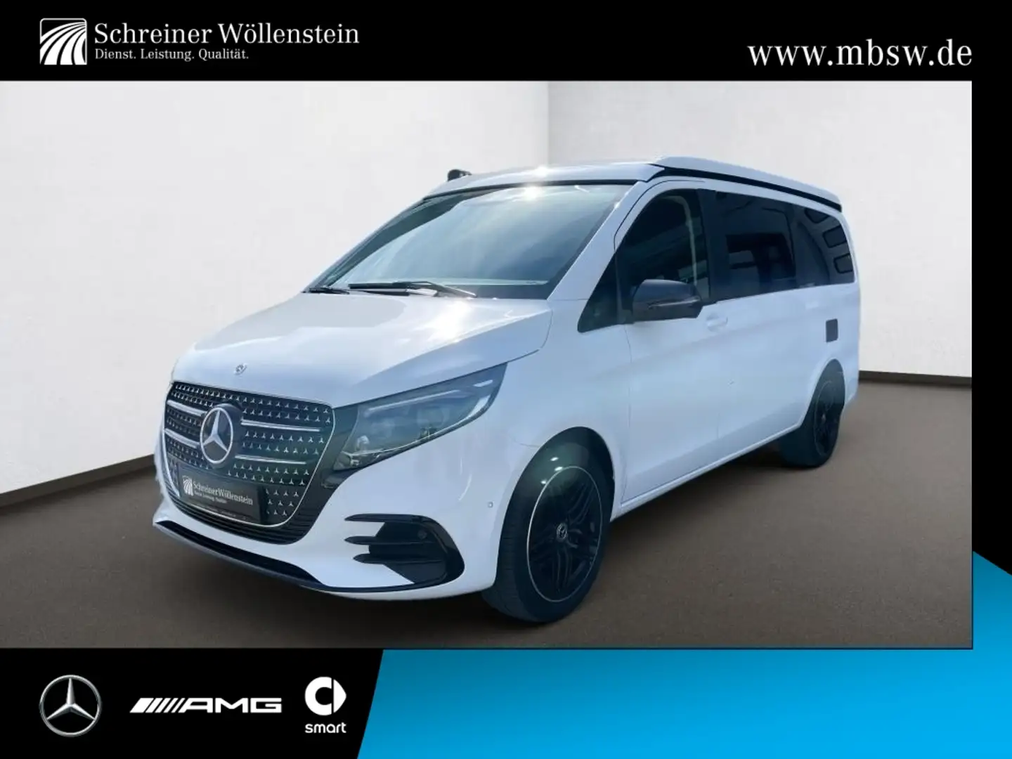 Mercedes-Benz Marco Polo 300 d 4M *AMG*Night*AIR*AHK*Navi*AR Белый - 1