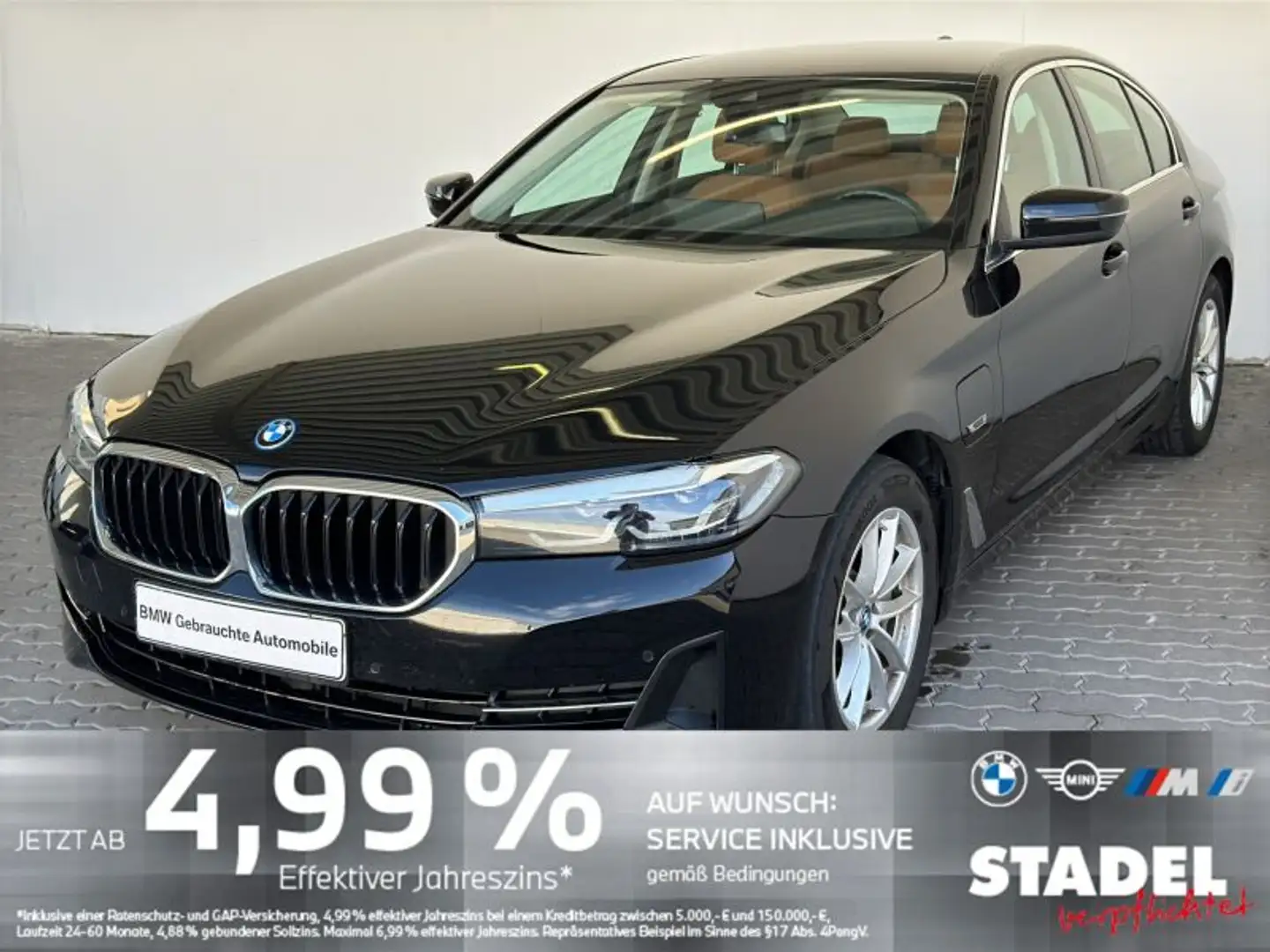 BMW 520 e Lim. Navi.LED.WLAN.HiFi.RüKam.Ambiente.DAB Negro - 2