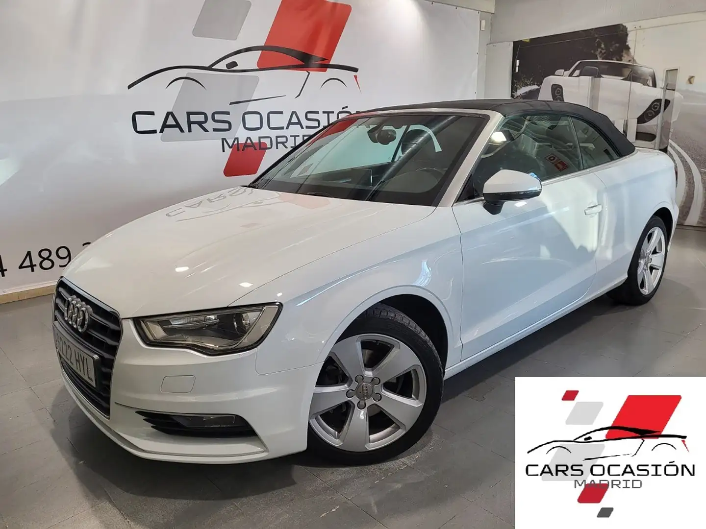 Audi A3 Cabrio 2.0TDI CD Ambiente S-Tronic Blanc - 1