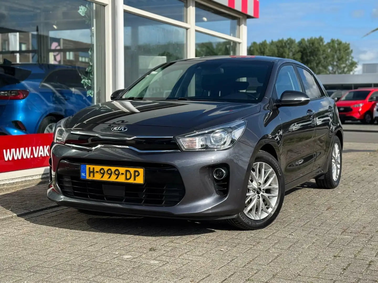 Kia Rio 1.0 TGDI DynamicPlusLine Grijs - 1