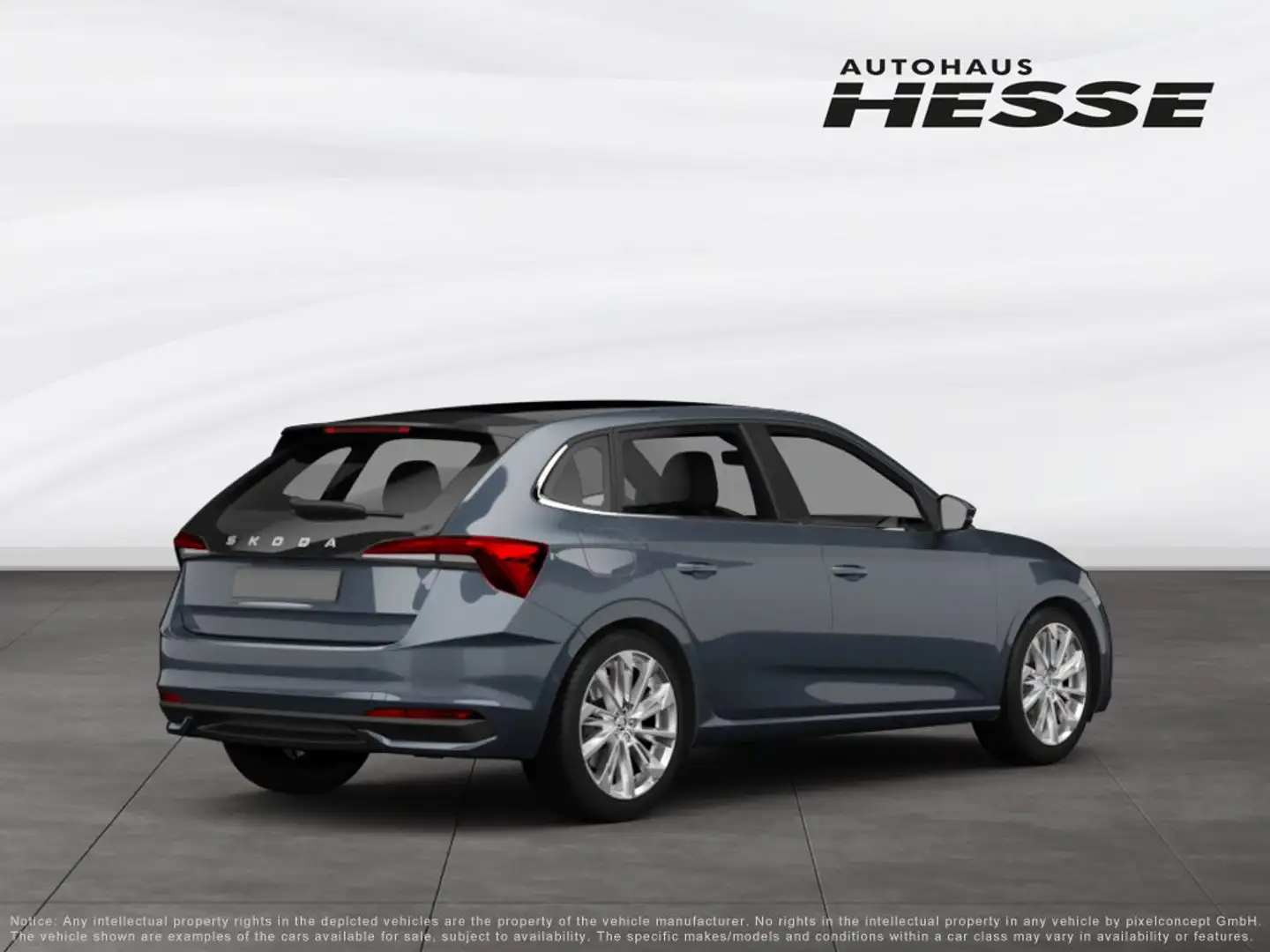 Skoda Scala 1.0 TSI Essence, LED, MFL, Sitzhzg. v, PDC h, ACC, Gris - 2