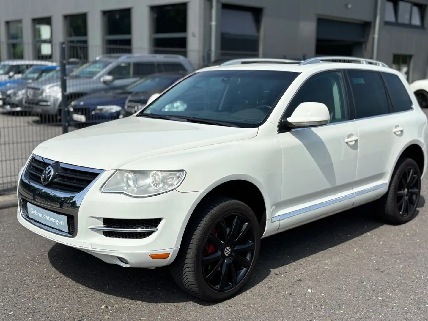 Volkswagen Touareg 3.6 FSI V6 Navi-DVD/Leder/Klimatronik/SD Blanco - 1