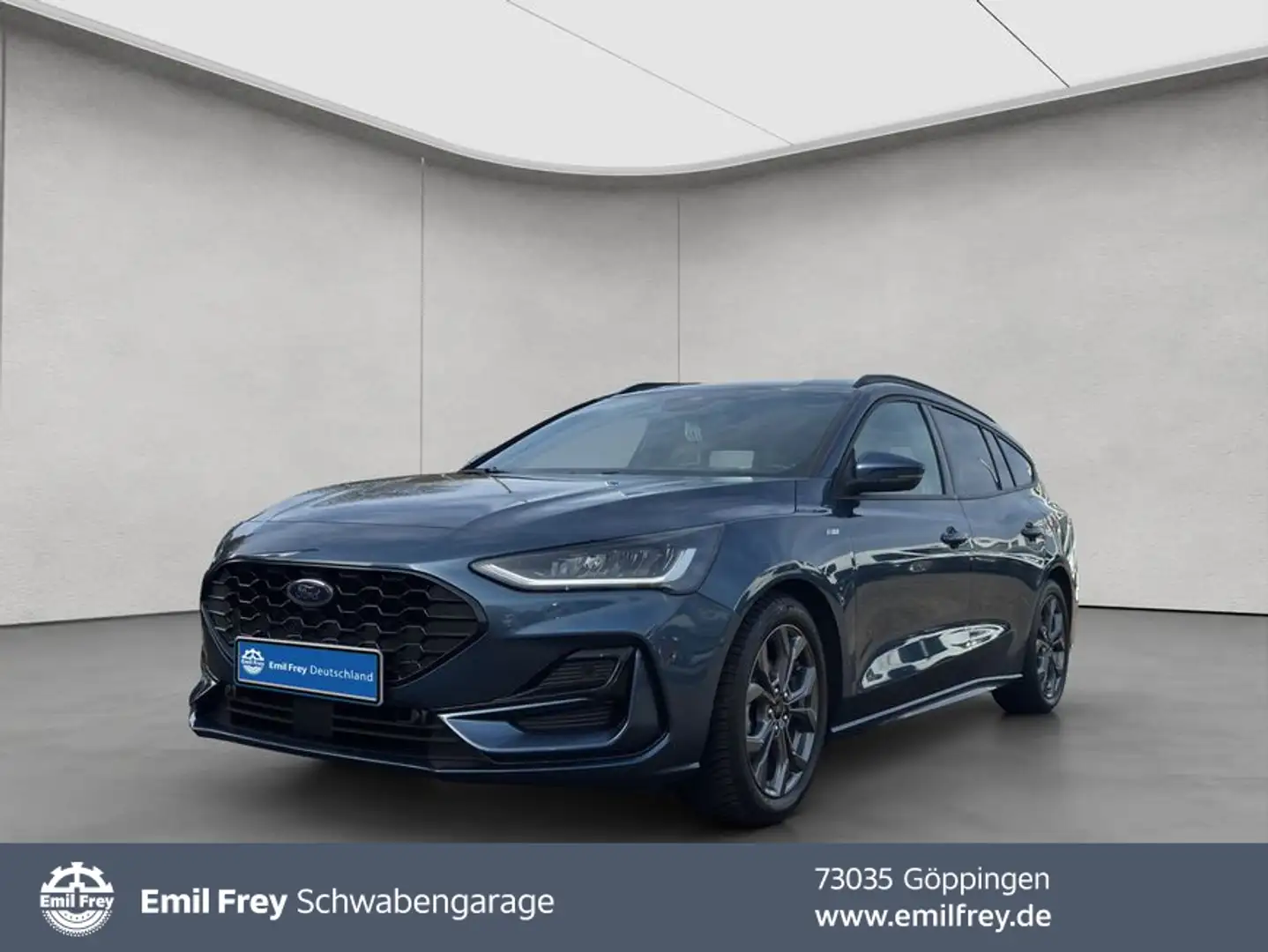 Ford Focus Turnier 1.0 EcoB Hyb Aut. ST-LINE X *AHK* Blau - 1