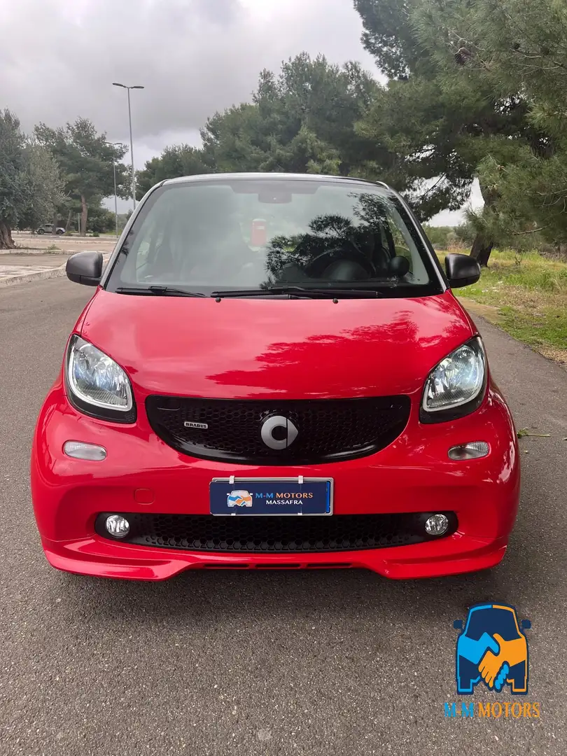 smart forTwo Fortwo 0.9 t Brabus 109cv twinamic my18 Rouge - 2