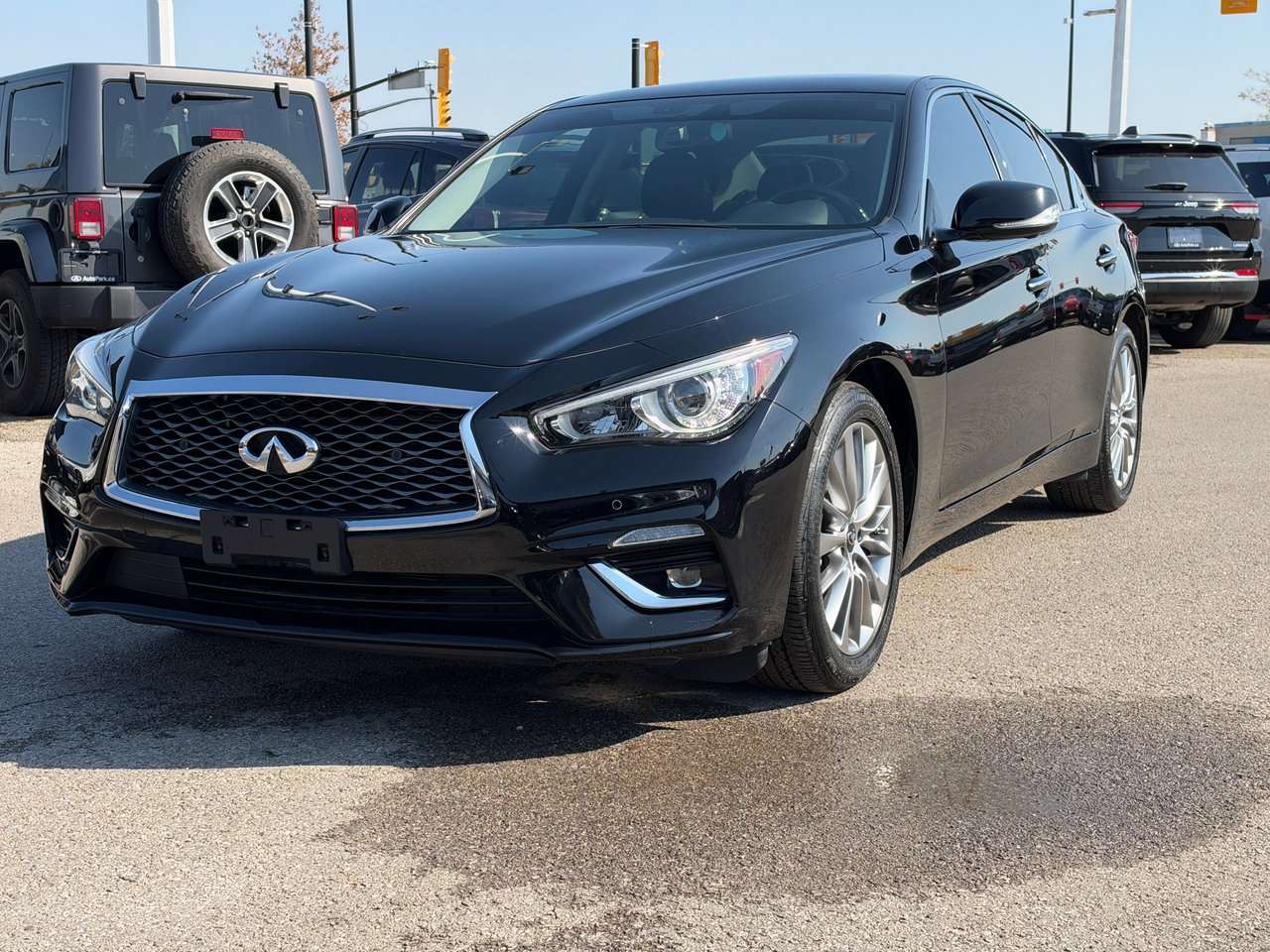 2024 Infiniti Q50 Luxe AWD Power Sunroof | Heated Steering | Heated Front Seats | AWD | Rearview Camera | CarPlay & Android Aut