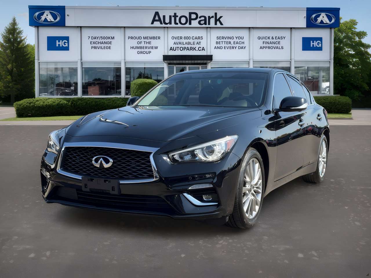 2024 Infiniti Q50 Luxe AWD Power Sunroof | Heated Steering | Heated Front Seats | AWD | Rearview Camera | CarPlay & Android Aut