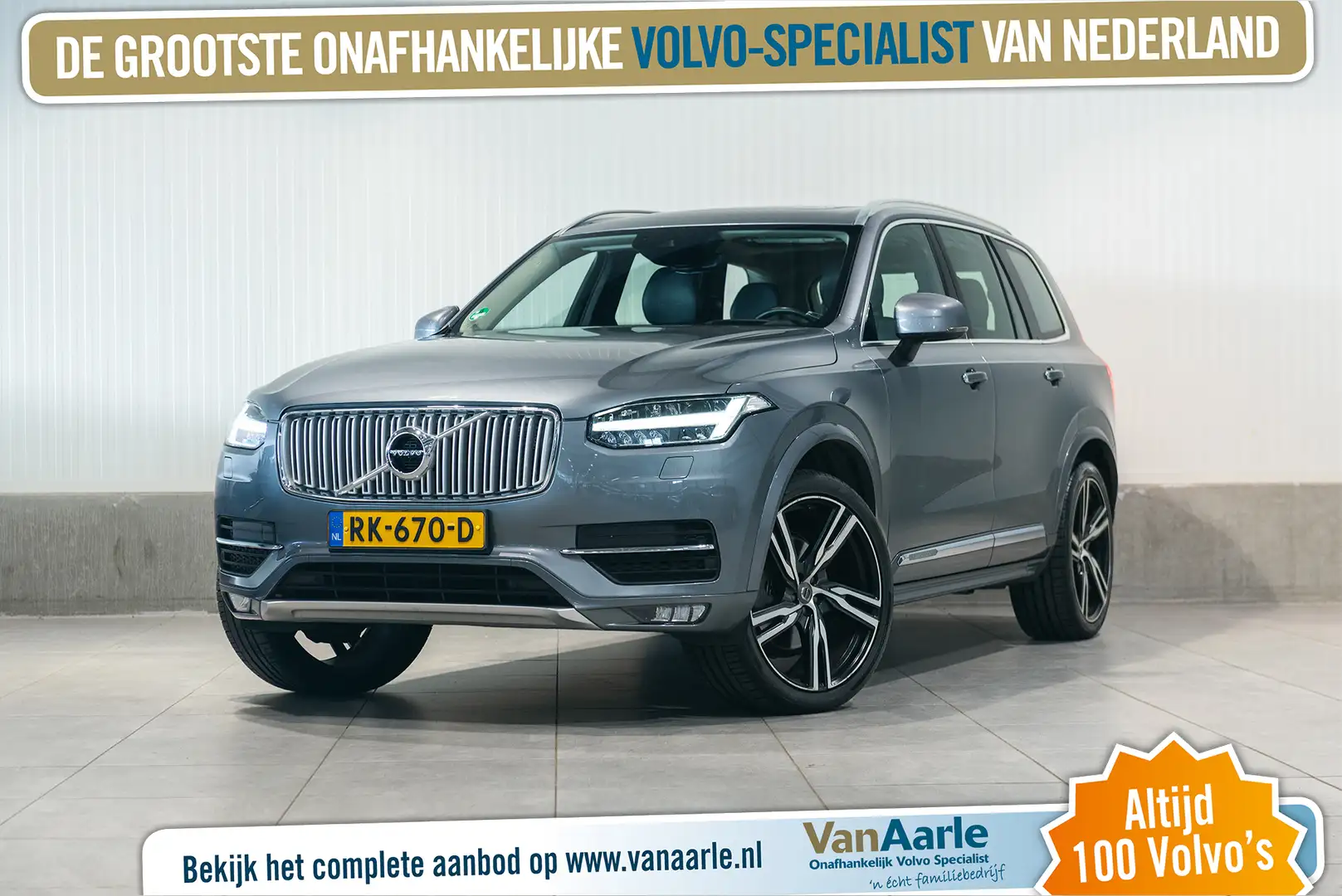 Volvo XC90 T5 AWD Inscription ACC Trekhaak Stoelverwarming 25 Grijs - 1