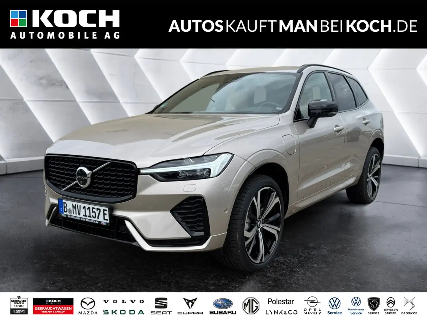 Volvo XC60 T6 AWD Plug-in Hybrid Ultra Dark Beige - 1