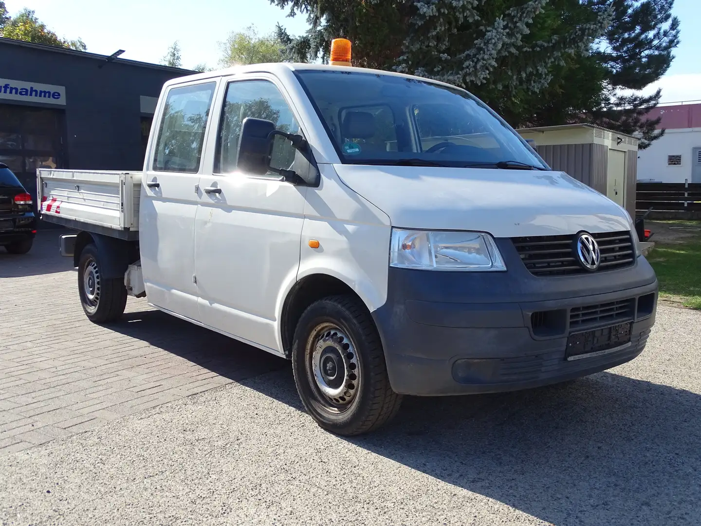Volkswagen T5 Transporter DOPPELKAB*ZR+TÜV NEU*SCHECKHEFT*KUPPLUNG NEU Weiß - 1