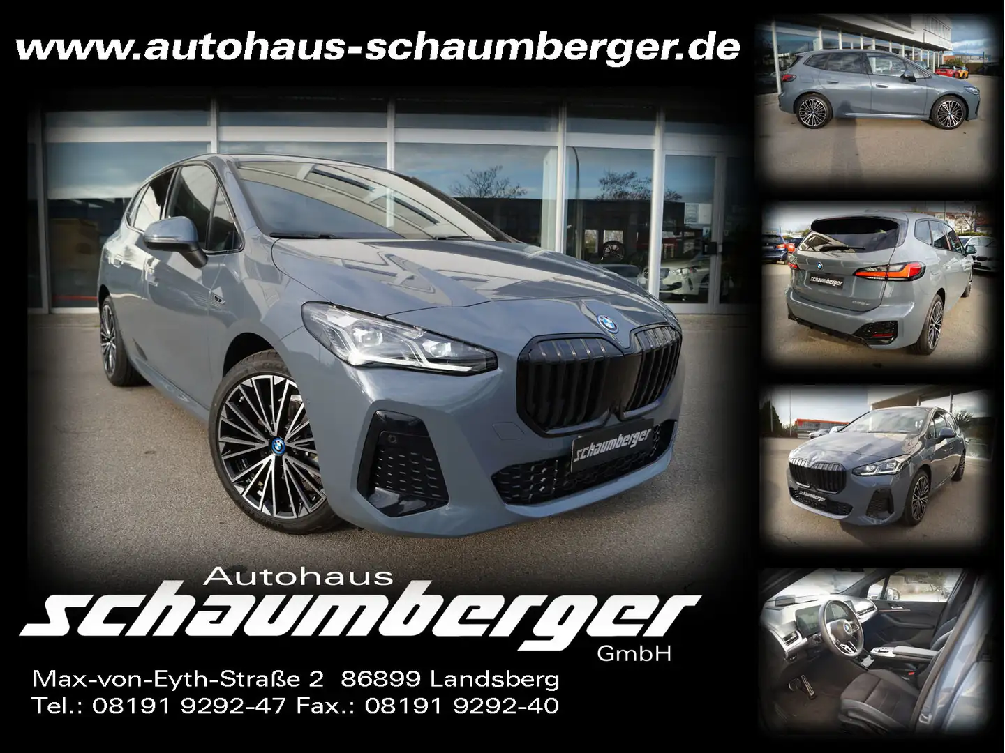 BMW 225 225e xDrive Active Tourer Aut. M Sport * Navi * Gris - 1