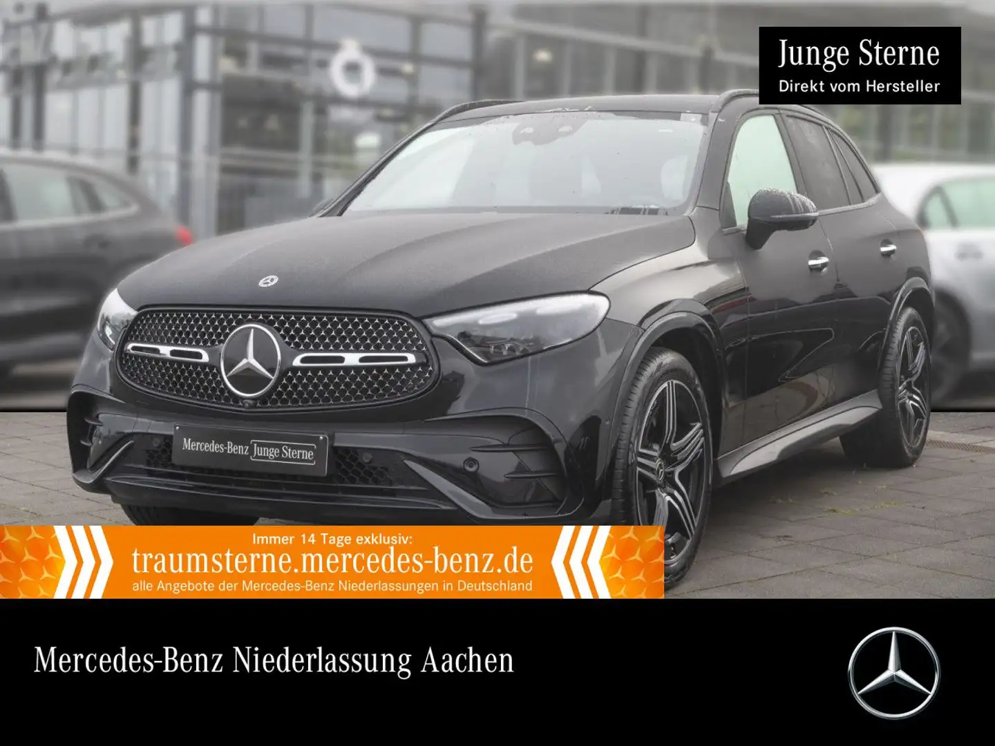 Mercedes-Benz GLC 300 d 4M AMG+NIGHT+PANO+360+AHK+BURMESTER+9G Schwarz - 1
