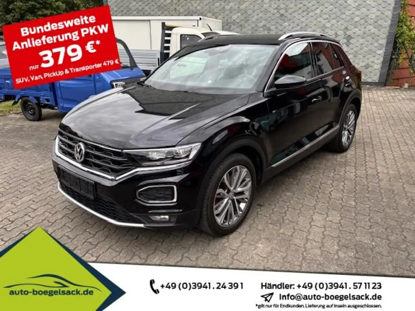 Volkswagen T-Roc 2.0 TSI DSG OPF 4MOTION SPORT+LED+ACC+'18+ Schwarz - 1