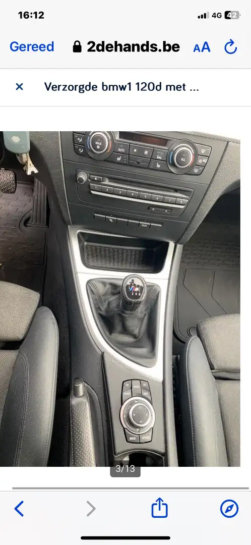 BMW 120 d Gris - 2