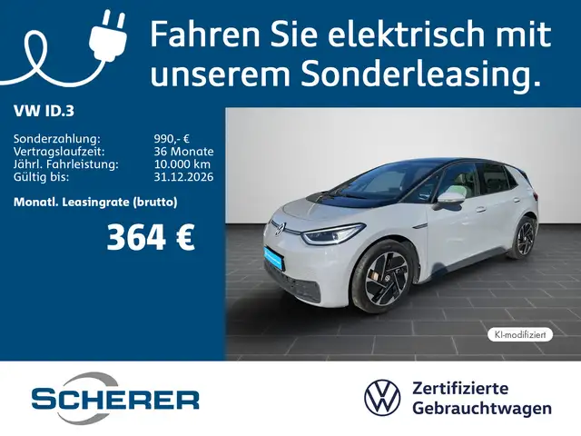 Volkswagen ID.3 Pro Business 62 kWh NAVI RFK SHZ ACC