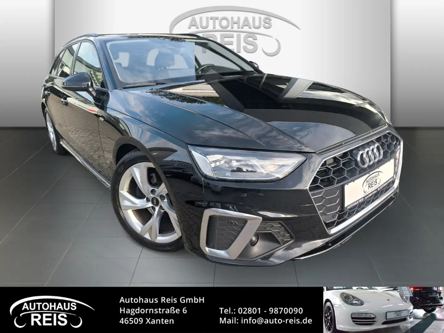 Audi A4 Avant 35 TDI S-LINE LED DAB ACC KEYLESS NAVI PDC V Schwarz - 1