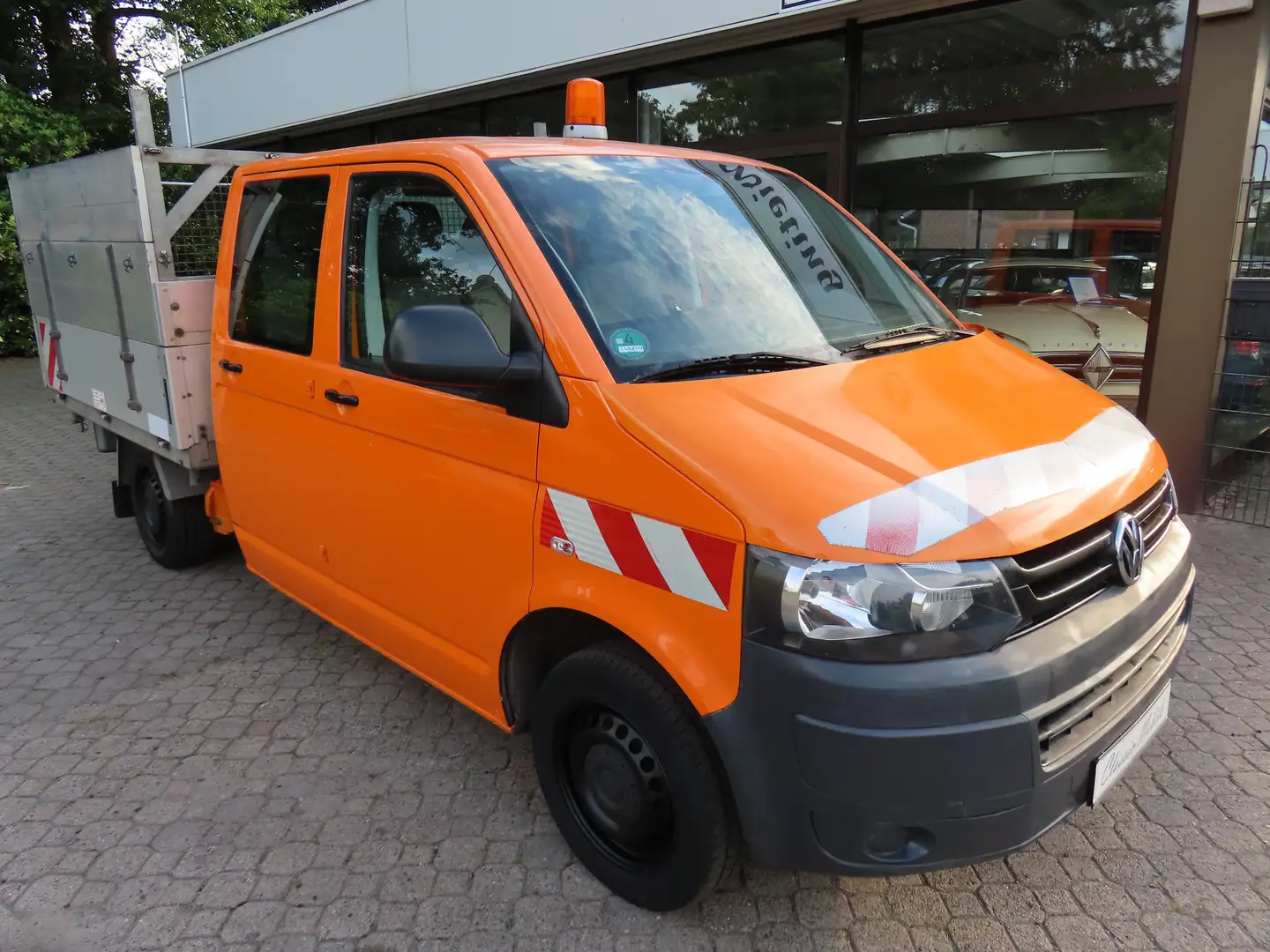Volkswagen T5 Transporter Doka Pritsche Dreiseitenkipper 2.0 TDI *DSG*Klima* Orange - 1