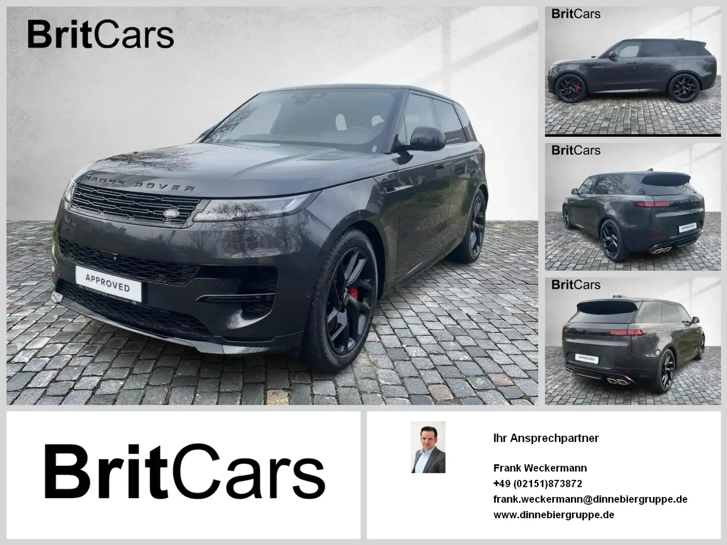 Land Rover Range Rover Sport P530 Autobiography 360-CAM ACC Gris - 1