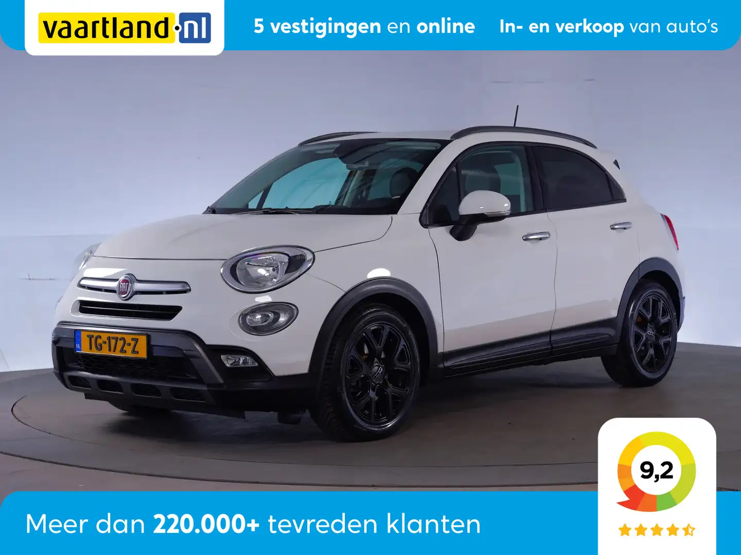 Fiat 500X 1.4 Cross Turbo MultiAir Lounge [ half leder clima Blanc - 1