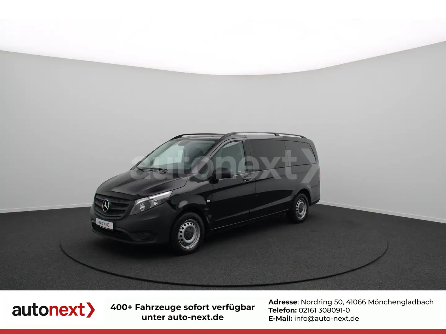 Mercedes-Benz Vito Tourer 114 Aut.*9-Sitze* 2x Klima+Navi+AHK (5449) Zwart - 1