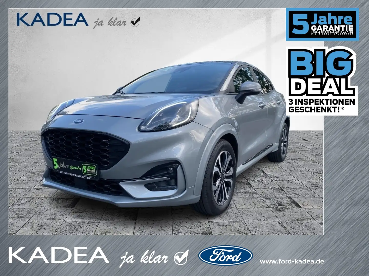 Ford Puma 1.0 ST-Line Autom Kamera|KlimaAT|Sitzheizung Argent - 1