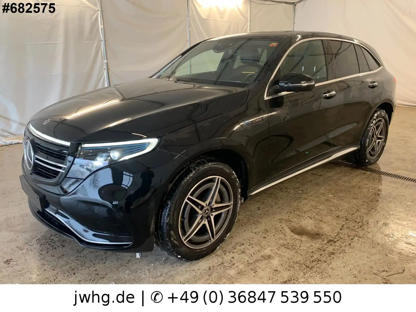 Mercedes-Benz EQC 400 400 4M AMG-Line Distronic 360°Kam Glasdach Noir - 1
