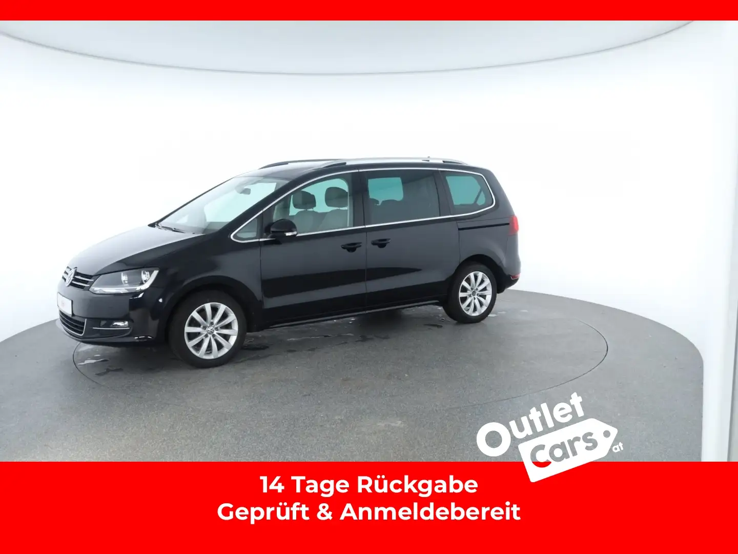 Volkswagen Sharan Business+ TSI 7-Sitzer ACC AHK Schwarz - 1