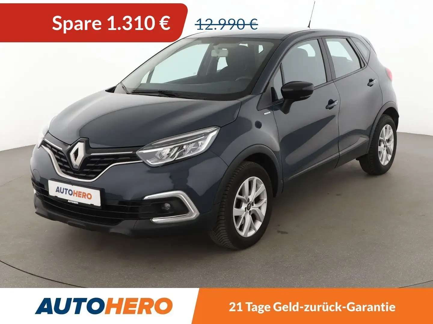 Renault Captur 1.5 dCi Limited*TEMPO*PDC*SHZ*ALU*AHK* Grau - 1