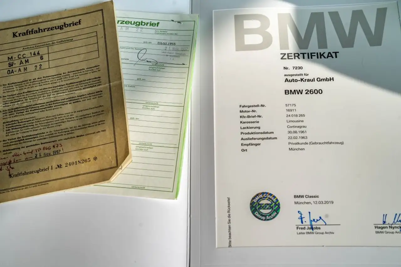 BMW 502 Barockengel 2,6 V8 Matching Numbers mit Zertif, foto 7