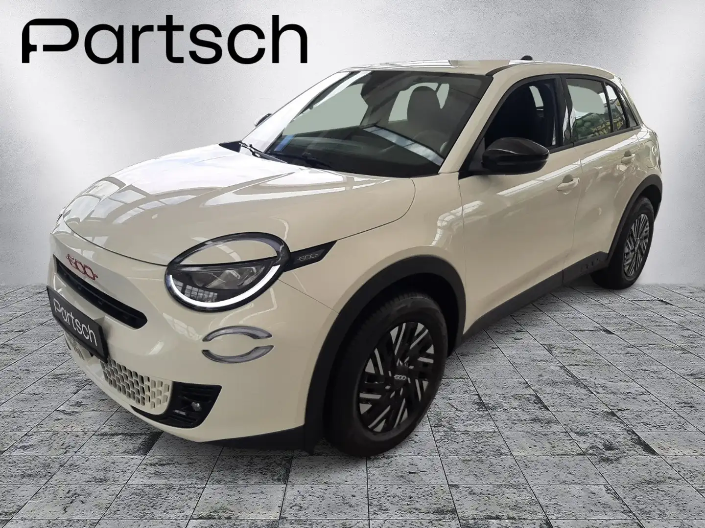 Fiat 600 Elektro 54kWh RED Blanc - 1