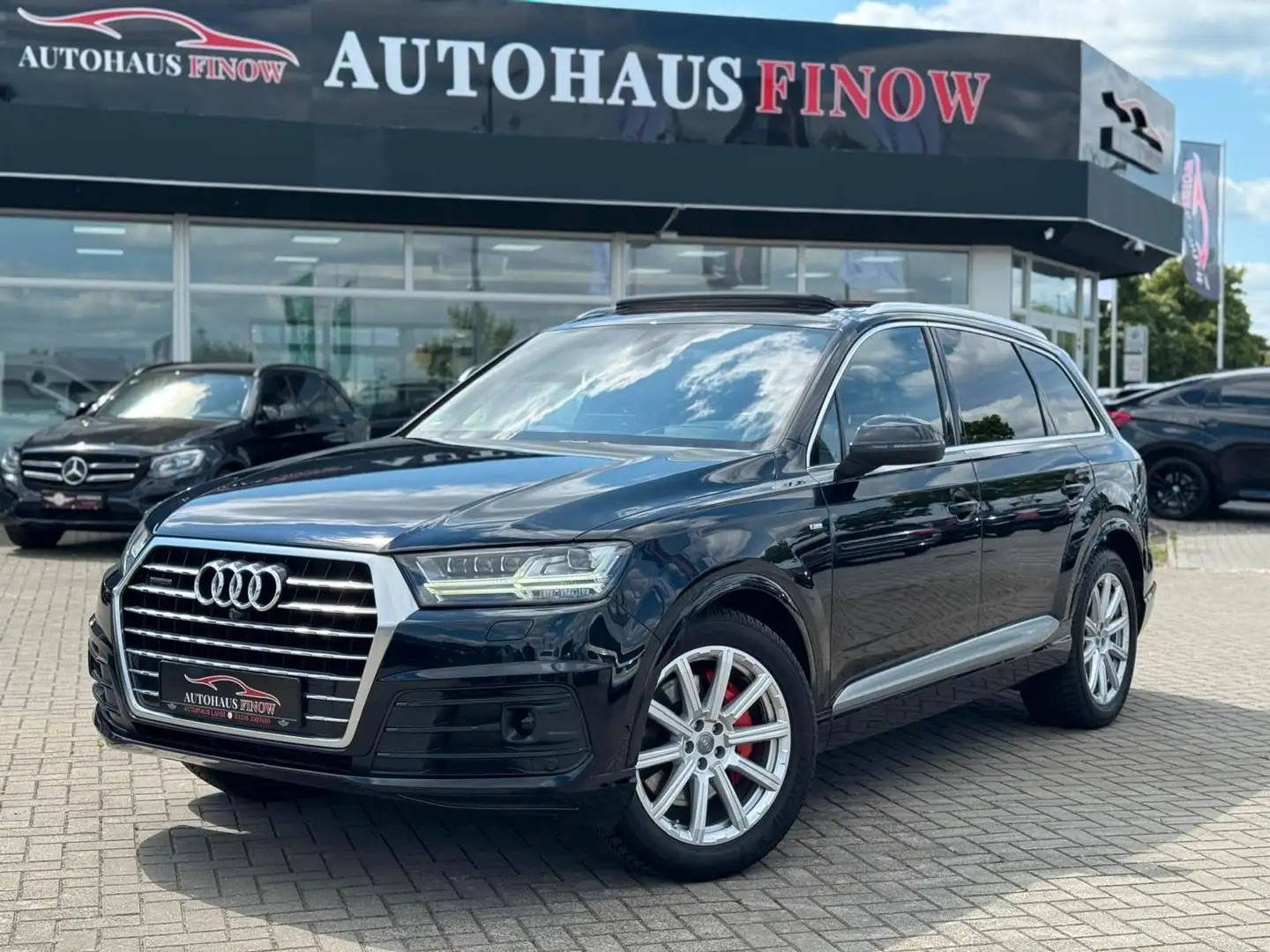 Audi Q7 3.0TDI quattro"S-LIne"7 SITZE"PANO"360°KAMERA Bleu - 1