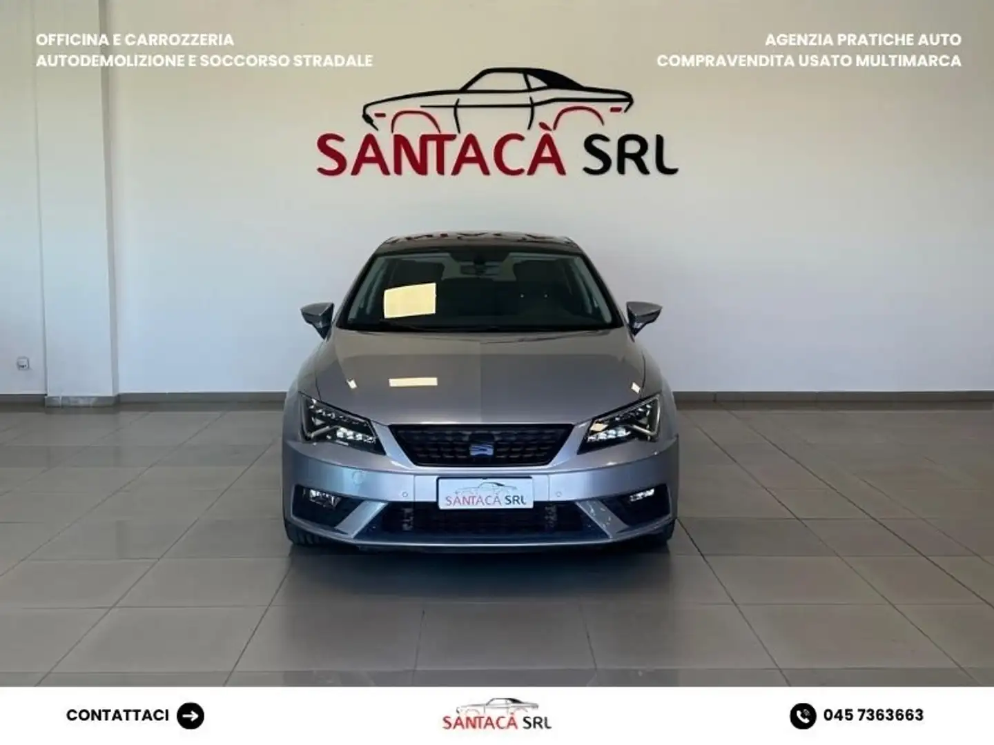 SEAT Leon 1.5 tgi Black Edition 130cv dsg Argent - 2