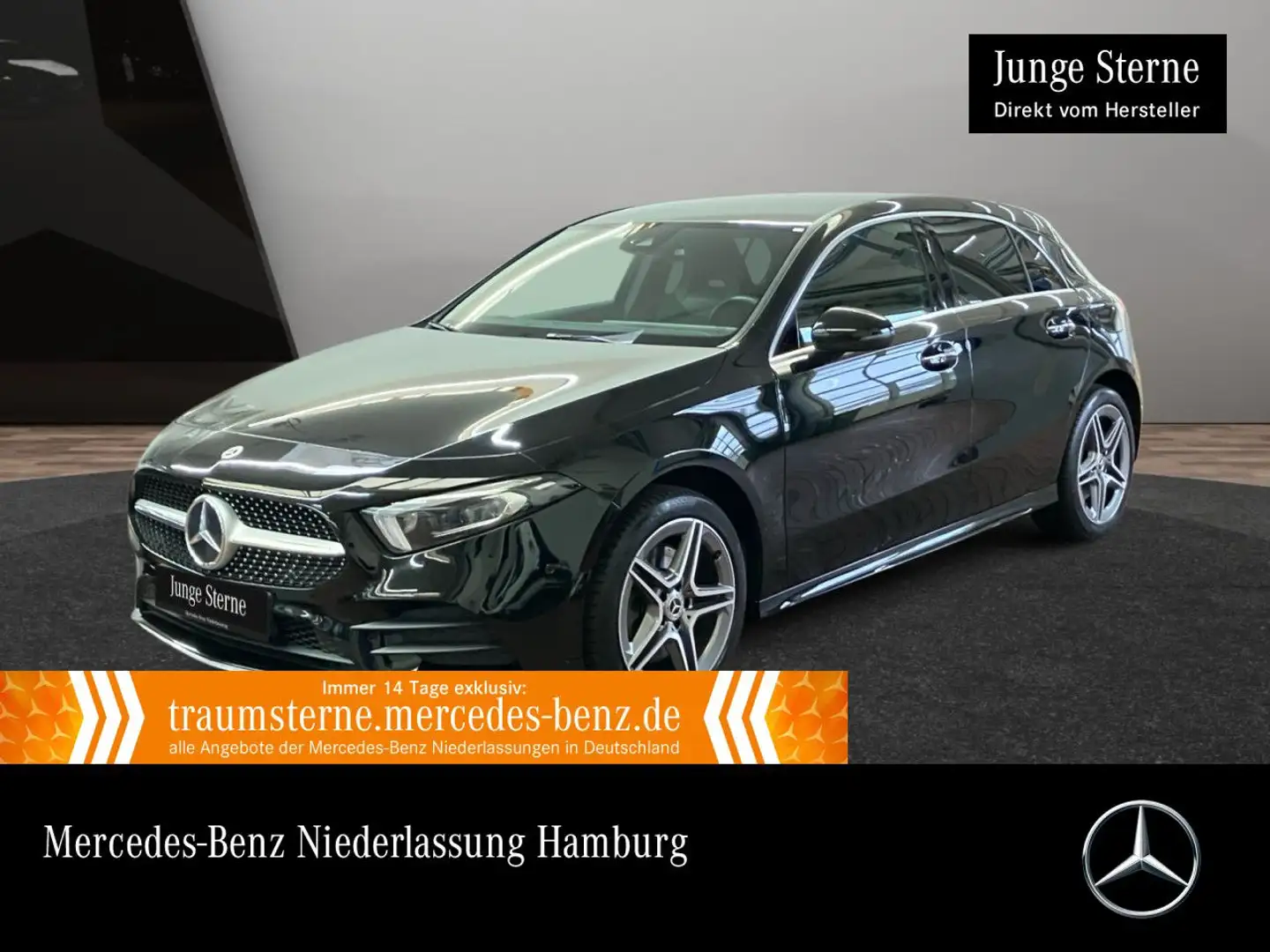 Mercedes-Benz A 250 e AMG+MULTIBEAM+KAMERA+KEYLESS+8G Schwarz - 1