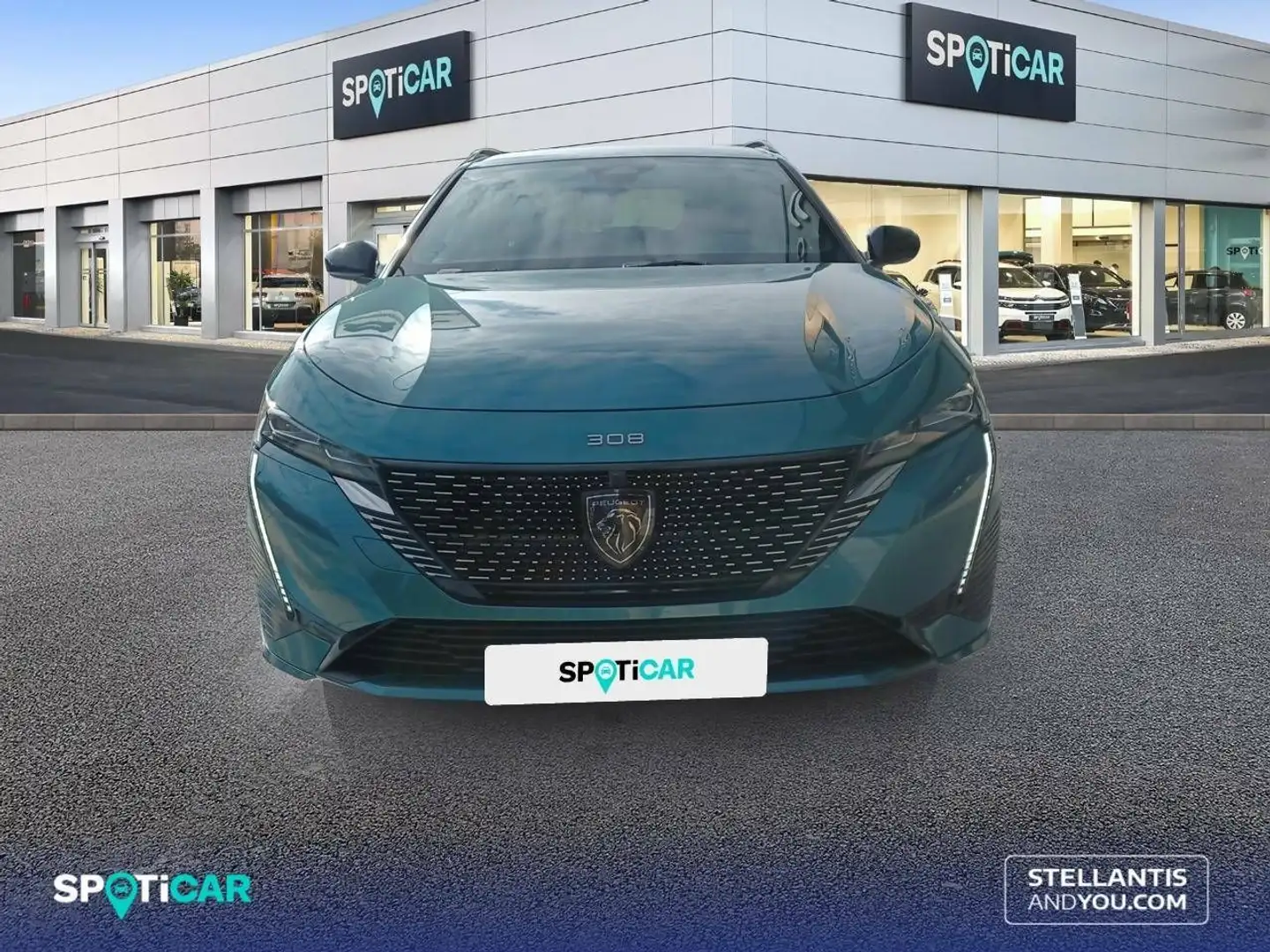 Peugeot 308 SW  Hybrid 136 e-DCS6 GT Bleu - 2