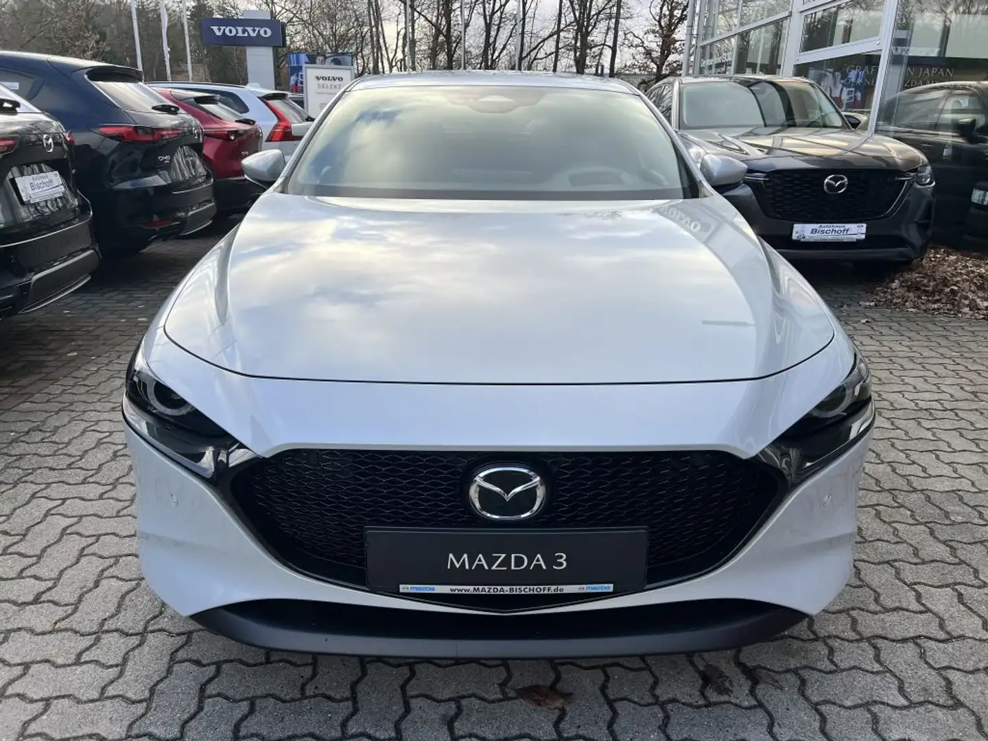 Mazda 3 e-SKY-G 122PS M-HYBRID Autom. EXCLUSIVE-LINE Weiß - 2