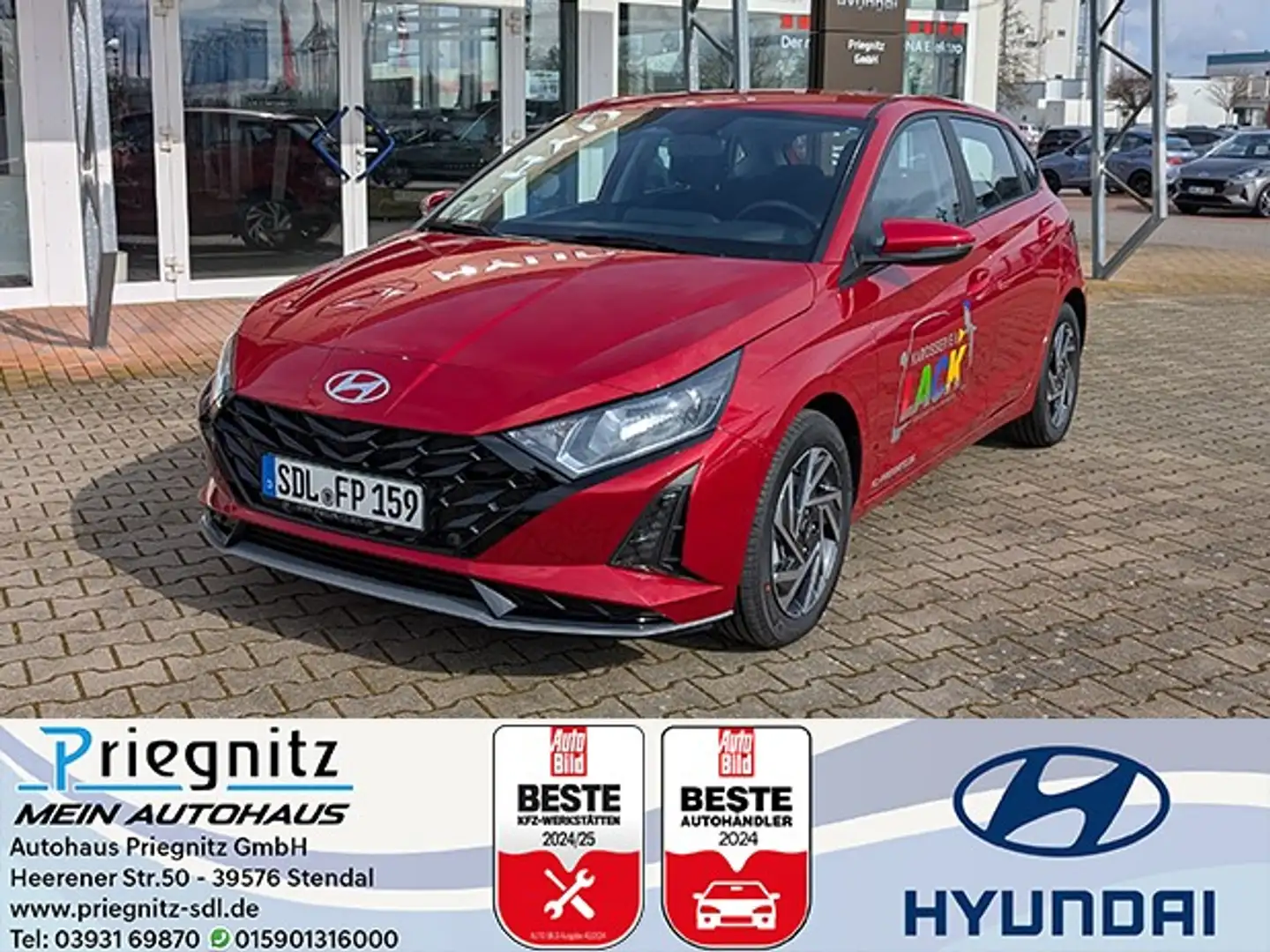 Hyundai i20 Wave 1,0 T-GDI Winterpaket Rot - 1