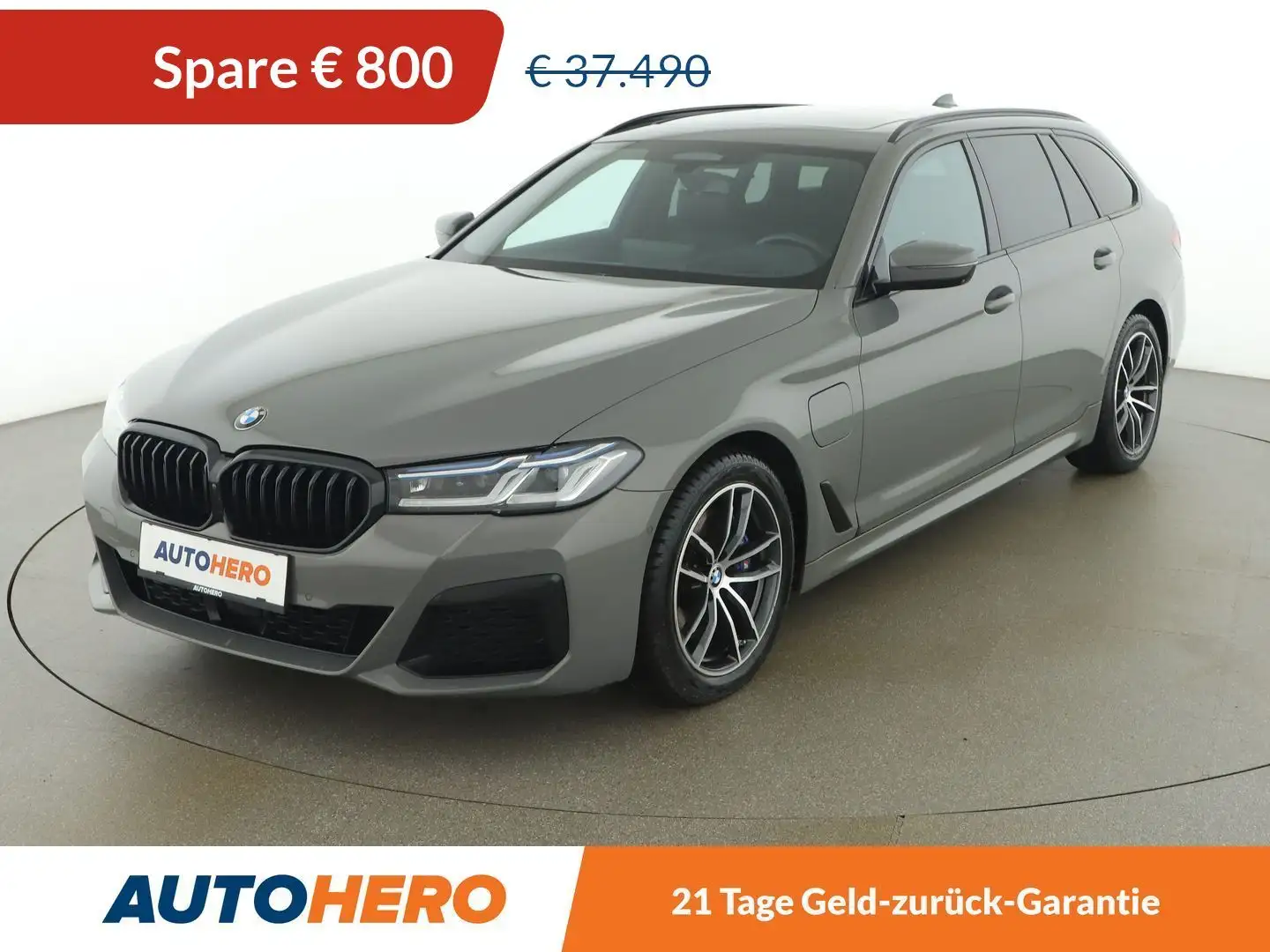 BMW 530 530e xDrive M Sport Aut.*HUD*ACC*SPUR*TOT*PANO*AHK Grau - 1