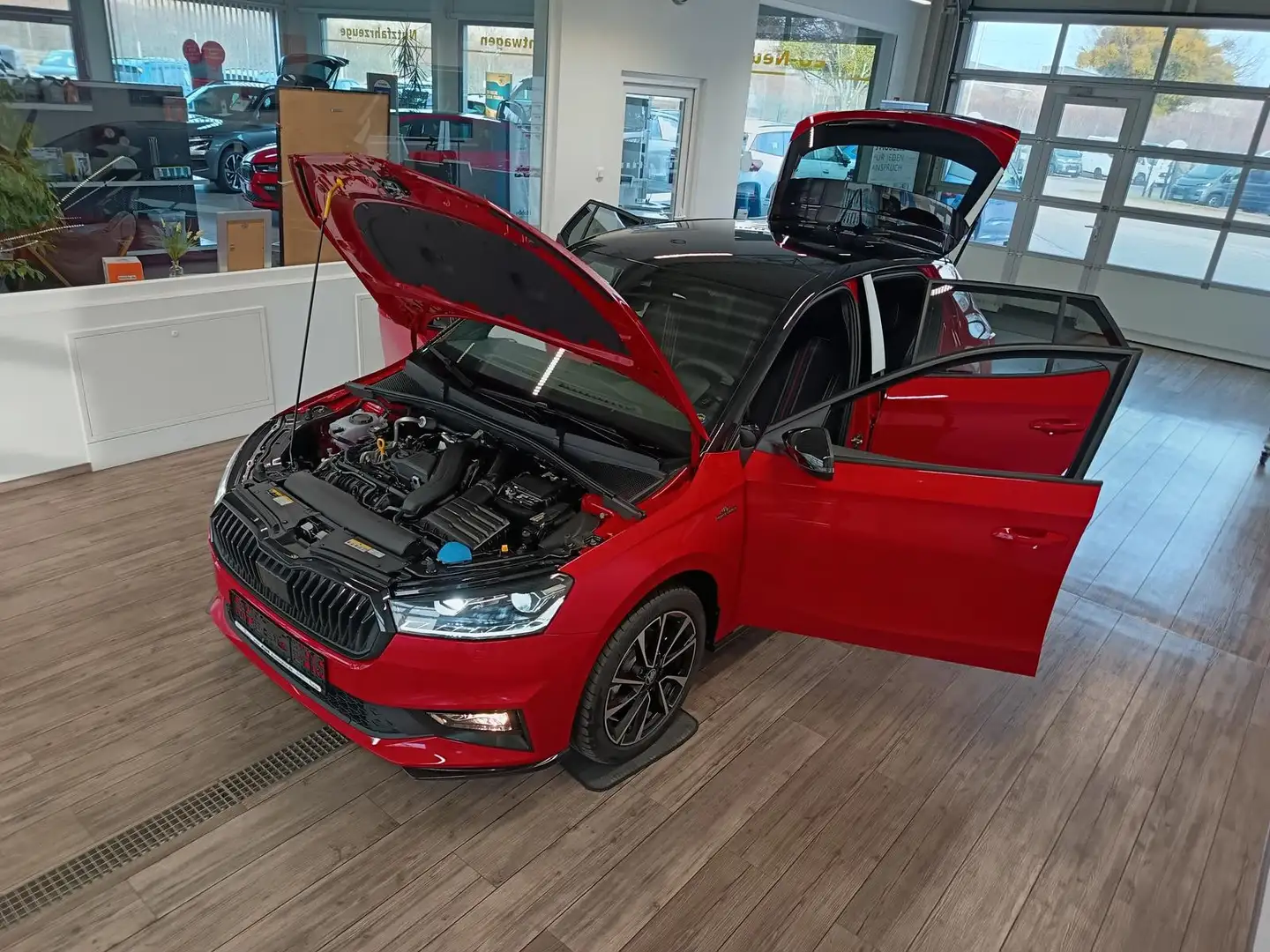 Skoda Fabia Monte Carlo 1,5TSI DSG*LED*ACC*5J.GARANTIE Rojo - 2