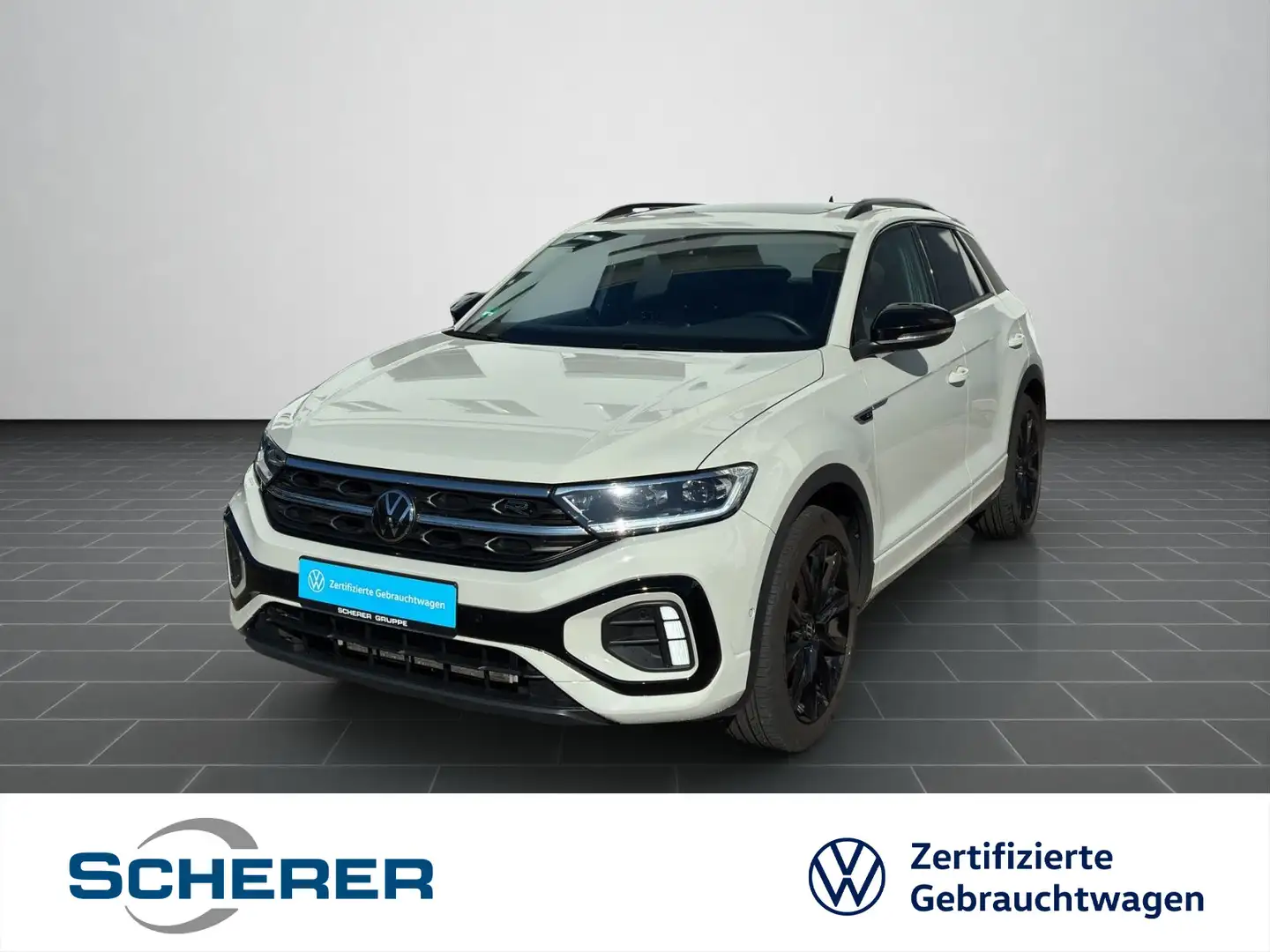 Volkswagen T-Roc R-Line 1.5 TSI DSG BLACK STYLE PANO LED PL Grau - 1