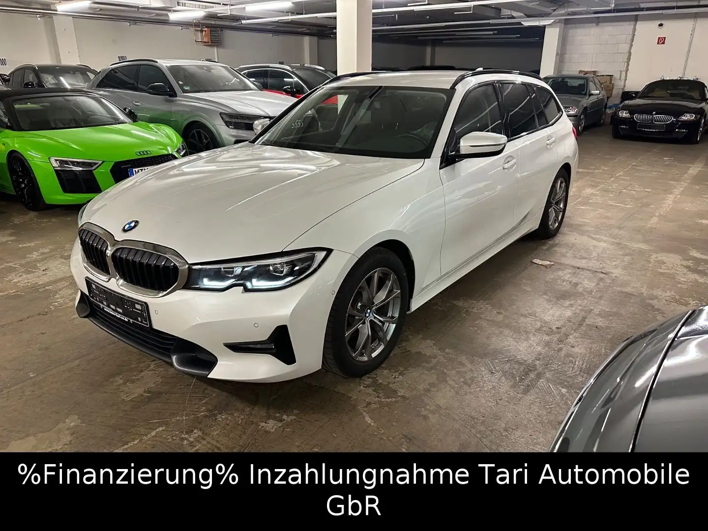 BMW 318 d Touring Sport Line LiveCockpit, AHK, 1.Hand Blanc - 2