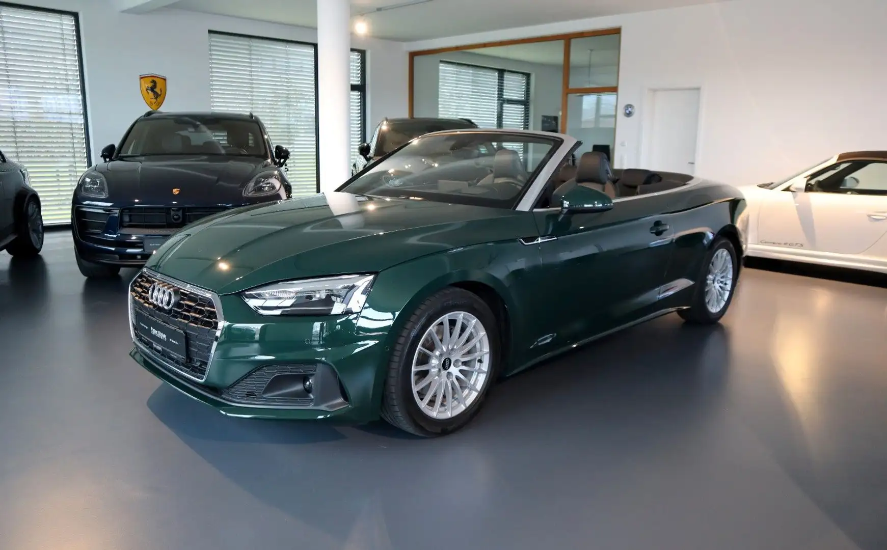 Audi A5 Cabrio 35 TFSI/ Leder Nappa / HeadUp / S-Line Grün - 1