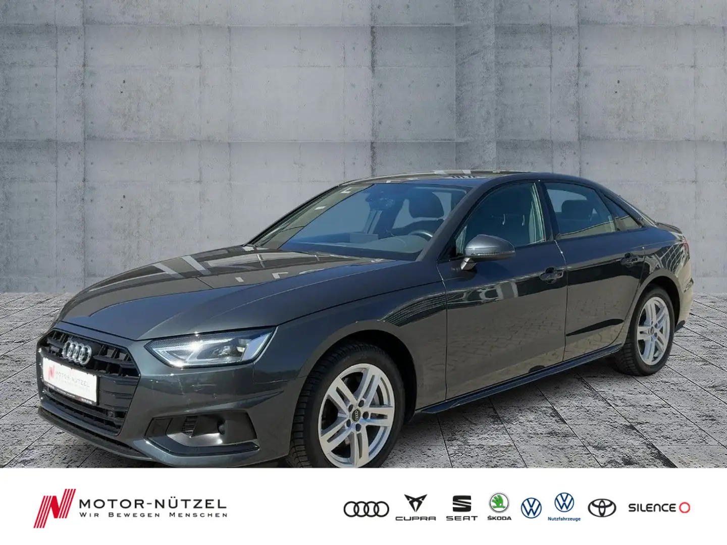Audi A4 40 TDI QU S-TR ADV. 5JG+LED+NAV+AHK Grau - 1