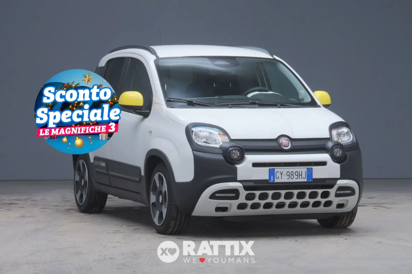Fiat Panda 1.0 Firefly Hybrid 70CV Cross Bianco - 1