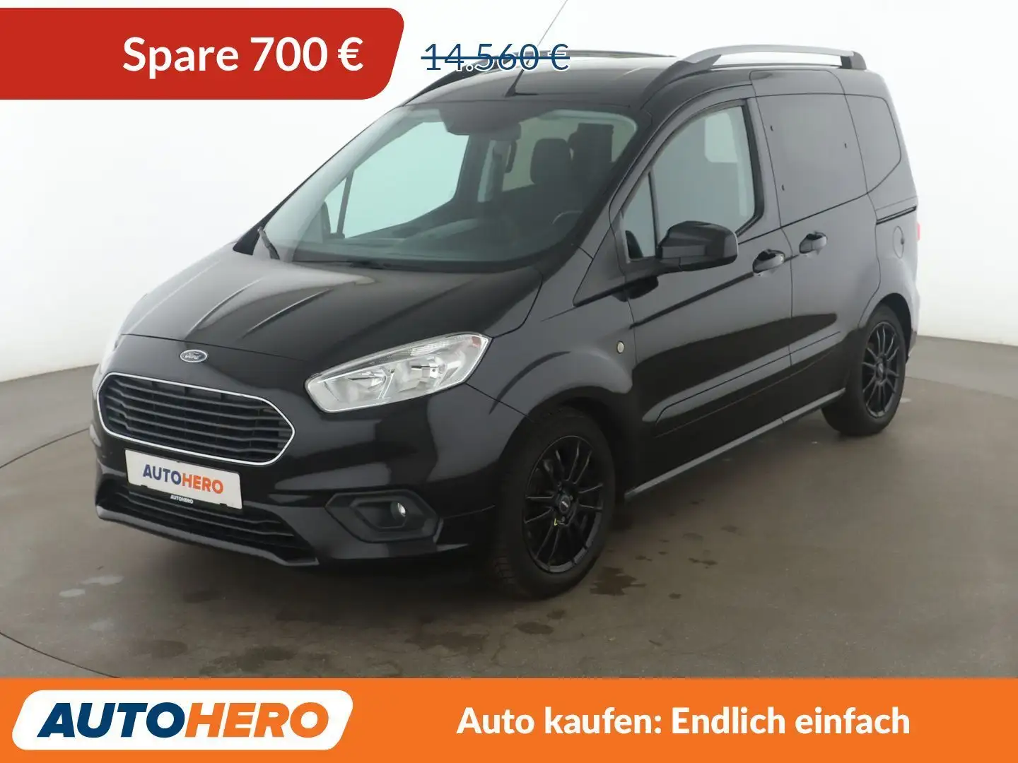 Ford Tourneo Courier 1.5 TDCi Titanium*NAVI*TEMPO*CAM Schwarz - 1